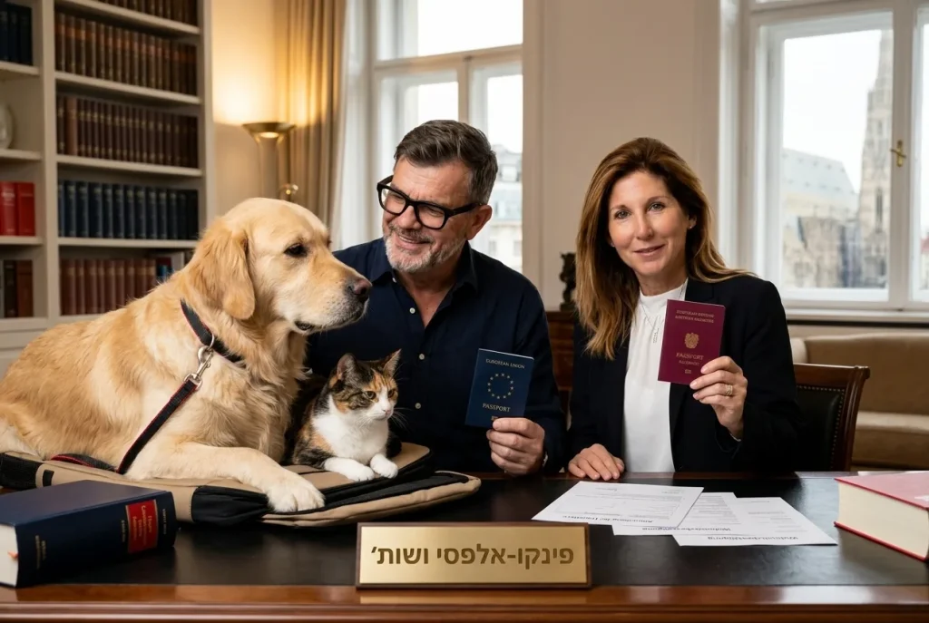 רילוקיישן לאוסטריה עם חיות מחמד לבעלי אזרחות.